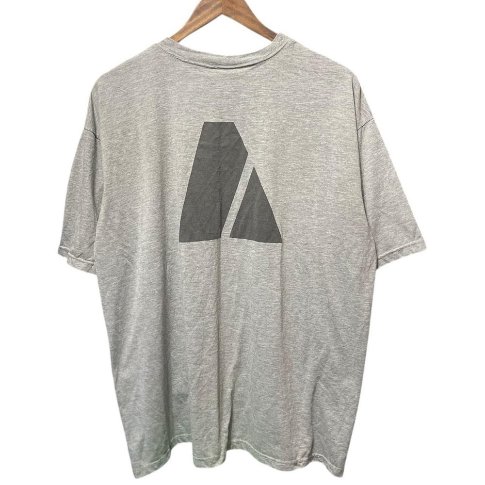 gray United States Army military back logo graphic vintage 2000s Casual T-shirt - Picture 4 of 5